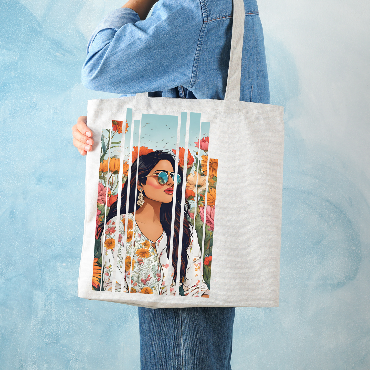 Desi Girl Spring Shoulder Tote Bag