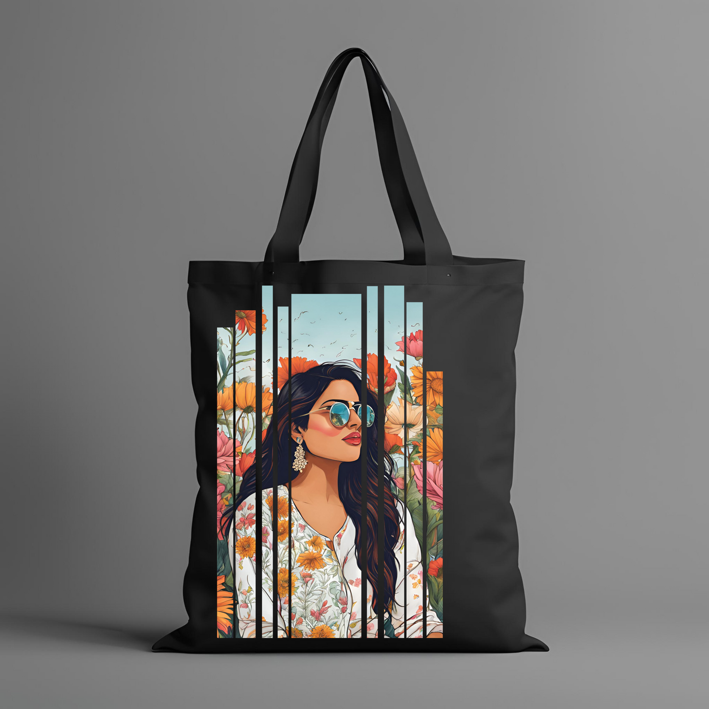 Desi Girl Spring Shoulder Tote Bag