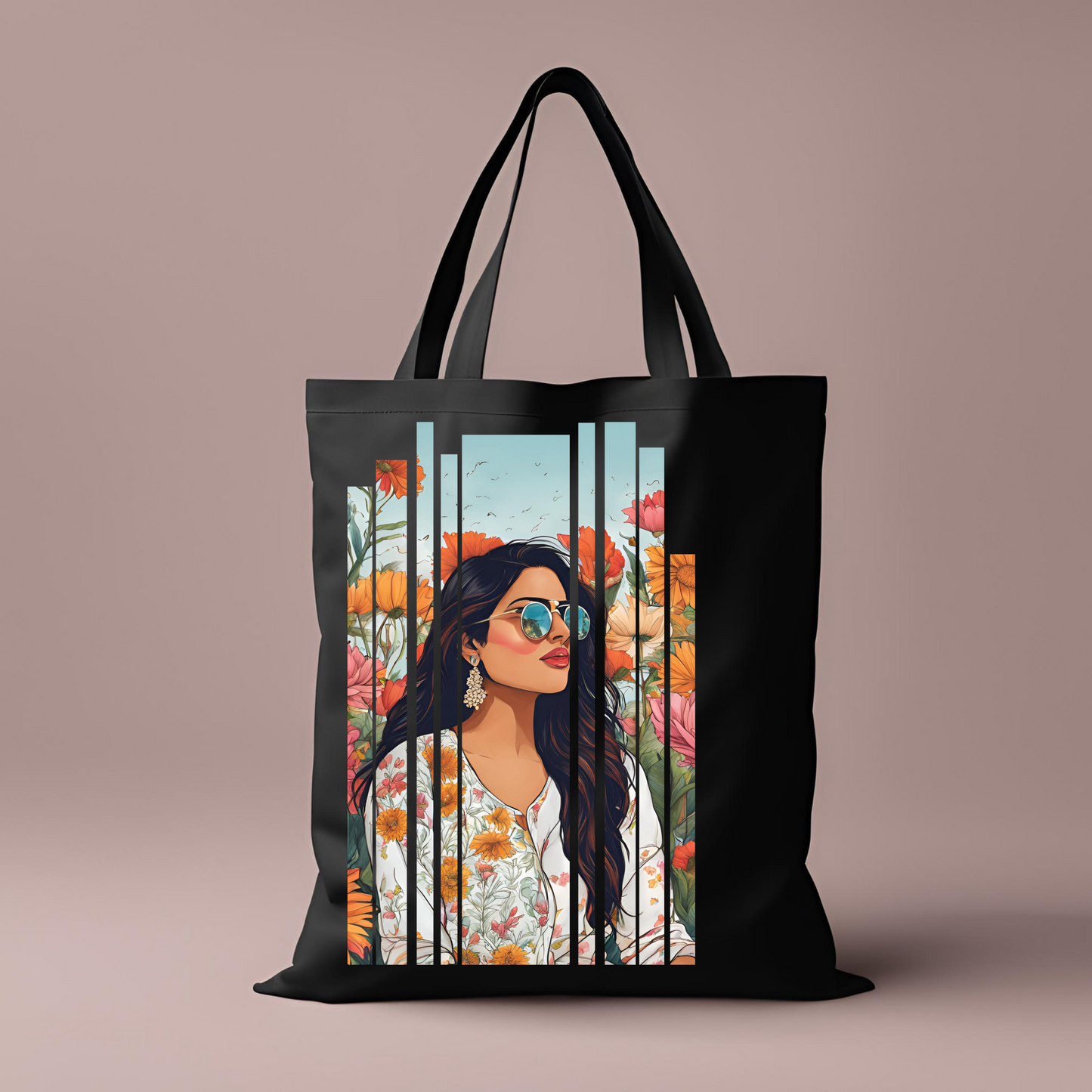 Desi Girl Spring Shoulder Tote Bag