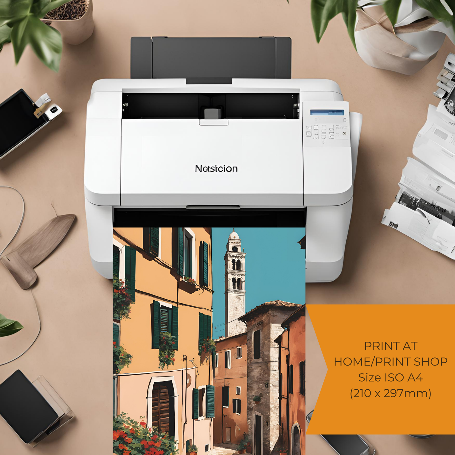 Travel Street Wall Art Digital Download