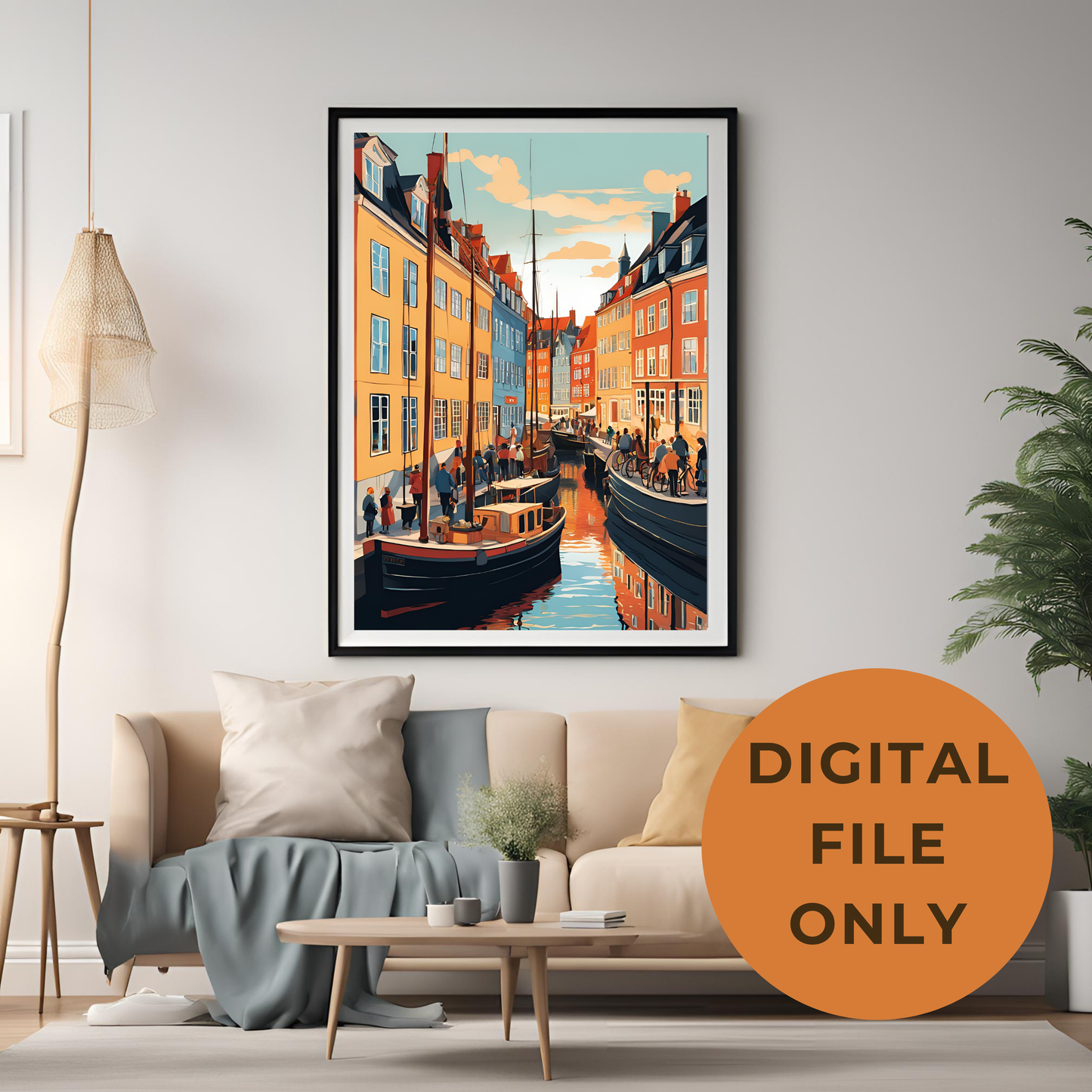 Travel Amsterdam Wall Art Digital Download