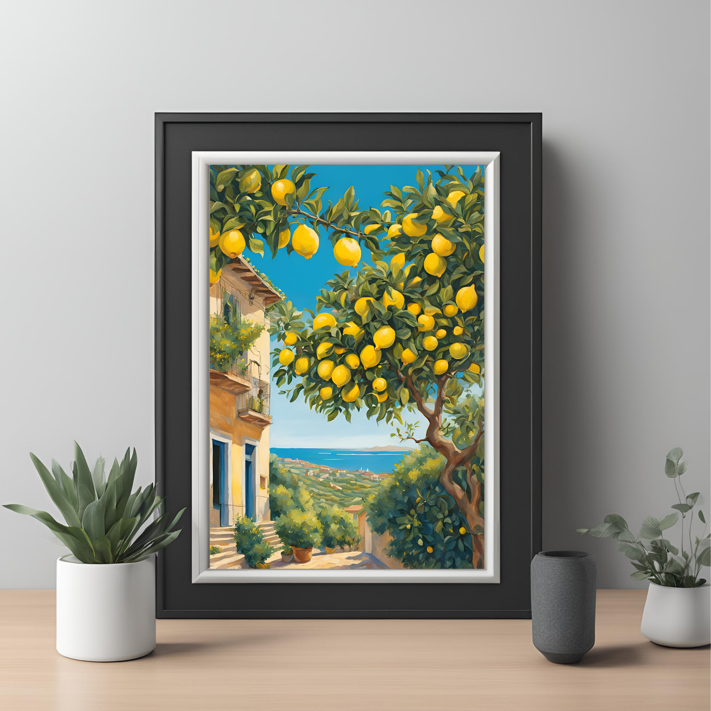 Travel Italy Lemon Wall Art Digital Download