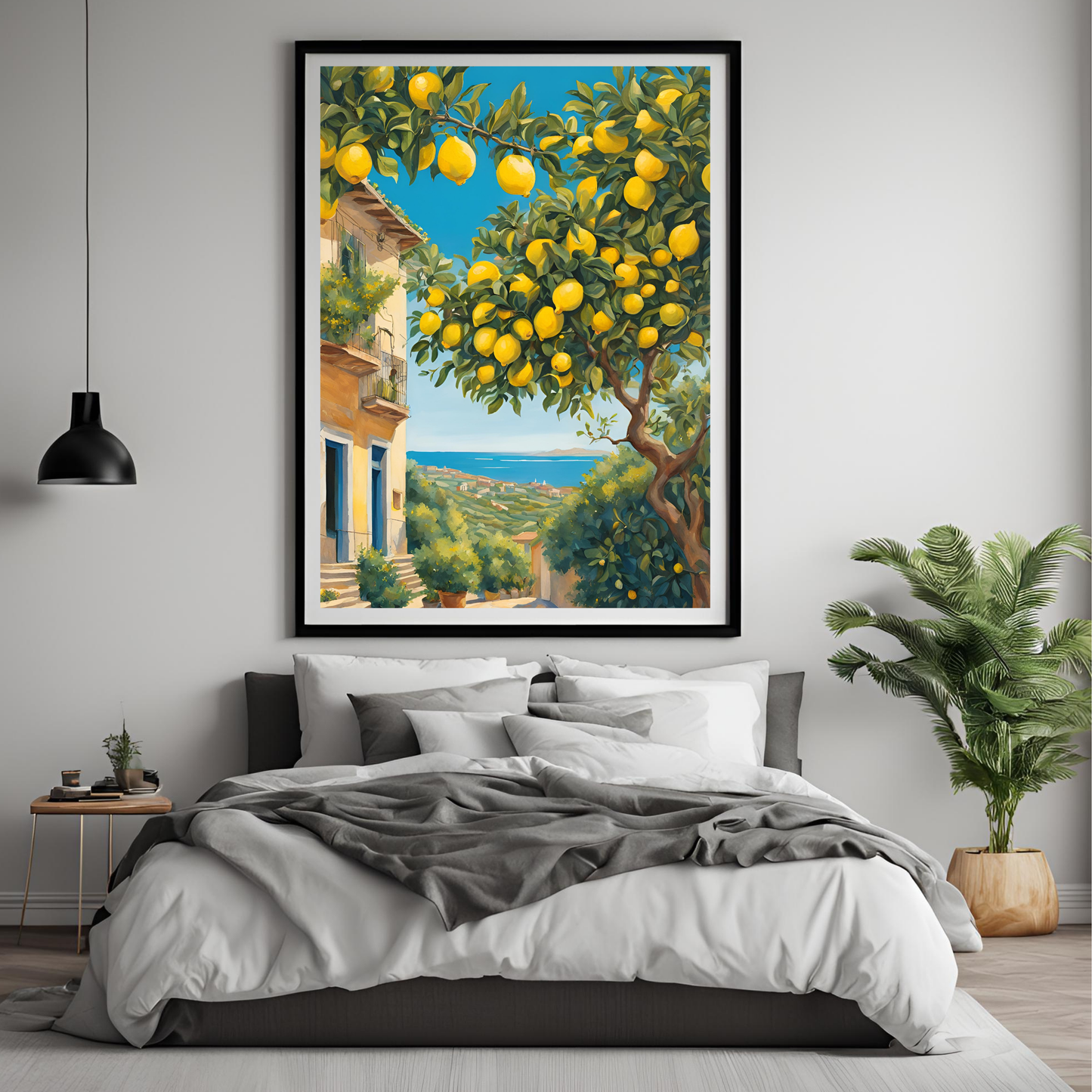 Travel Italy Lemon Wall Art Digital Download