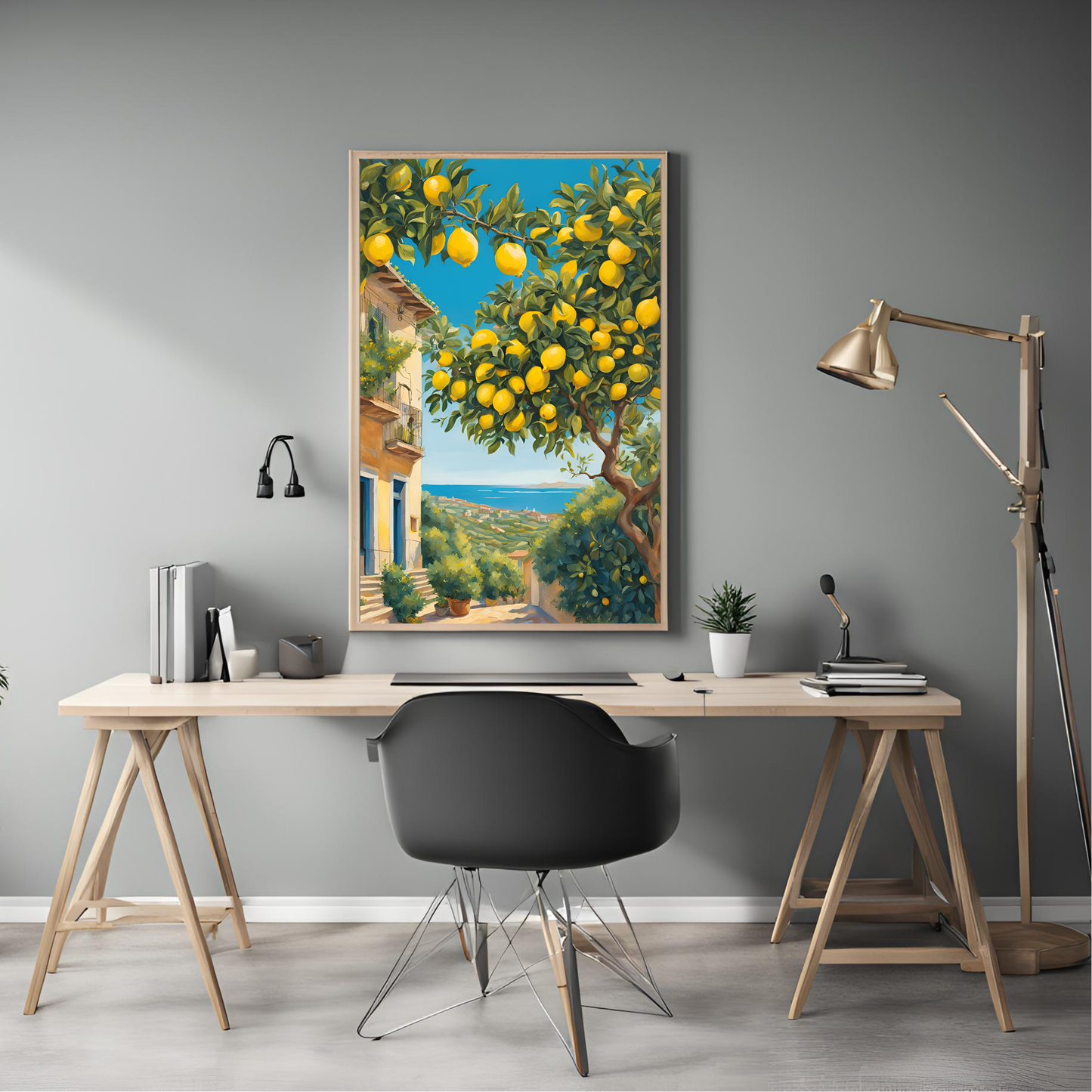 Travel Italy Lemon Wall Art Digital Download