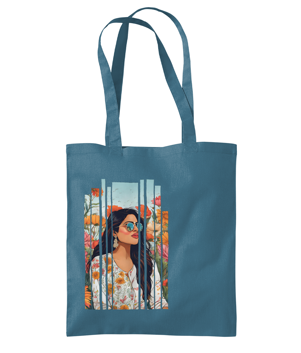 Desi Girl Spring Shoulder Tote Bag