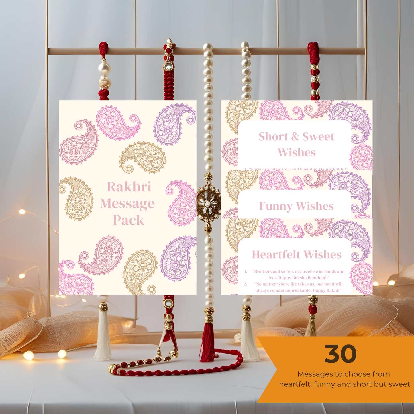 Rakhi Wishes Messages Digital Pack