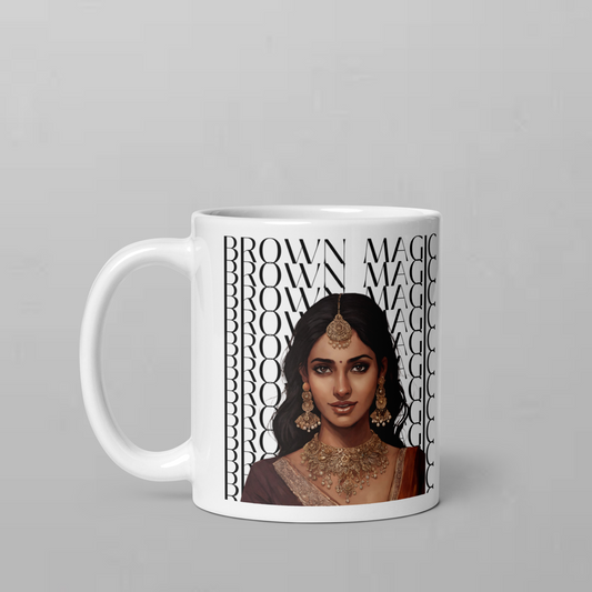 South Asian Art - Brown Magic Mug