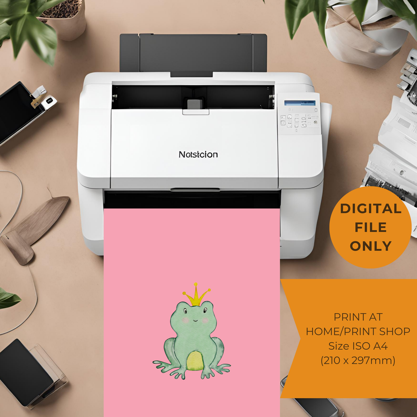Fairytale Frog Nursery Print - Digital Download
