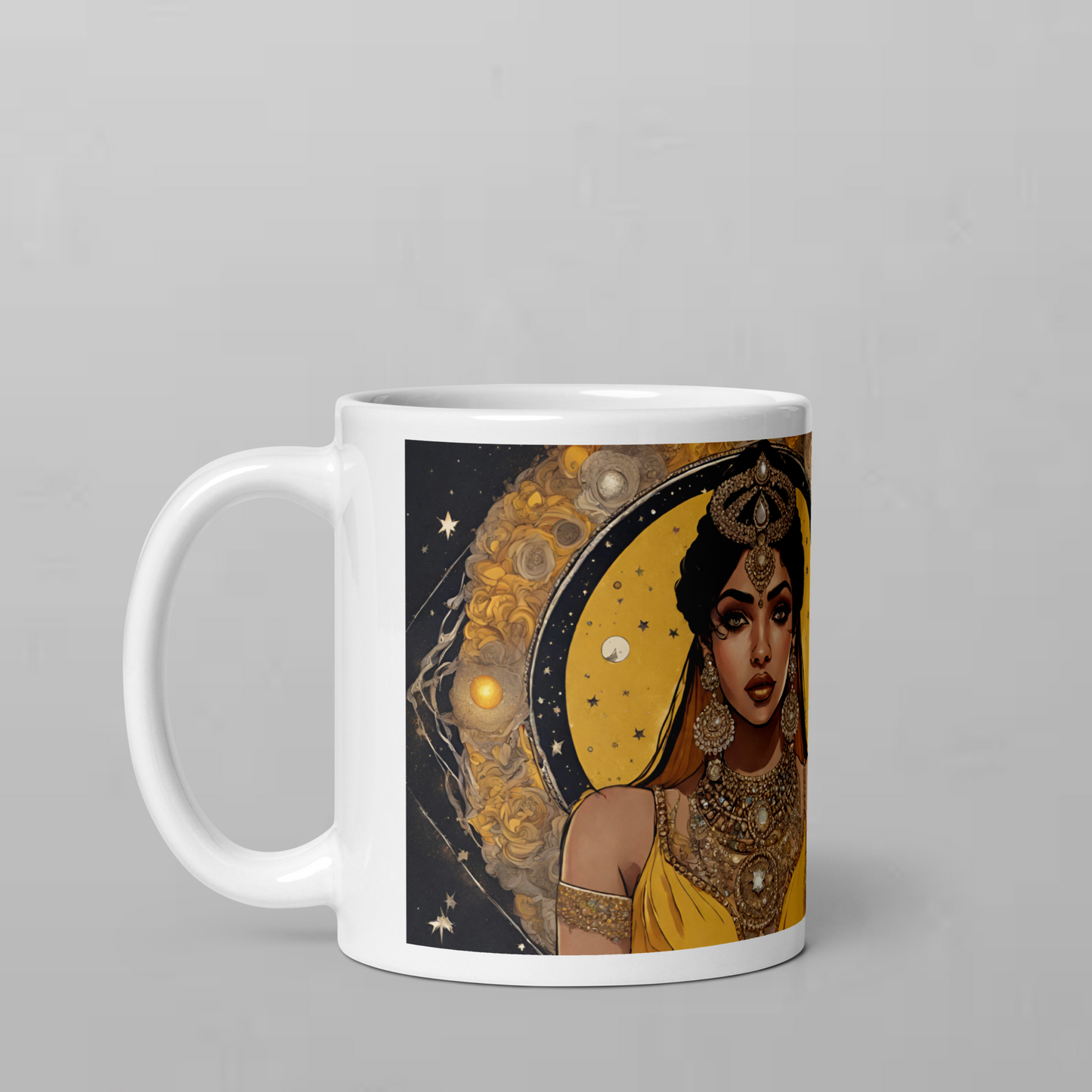 South Asian Art - Space Queen Mug