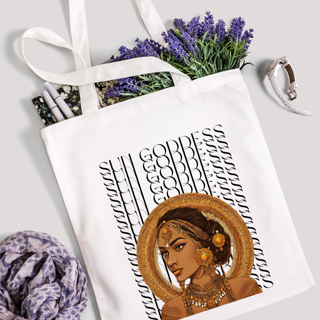 South Asian Art - Sun Goddess Tote Bag