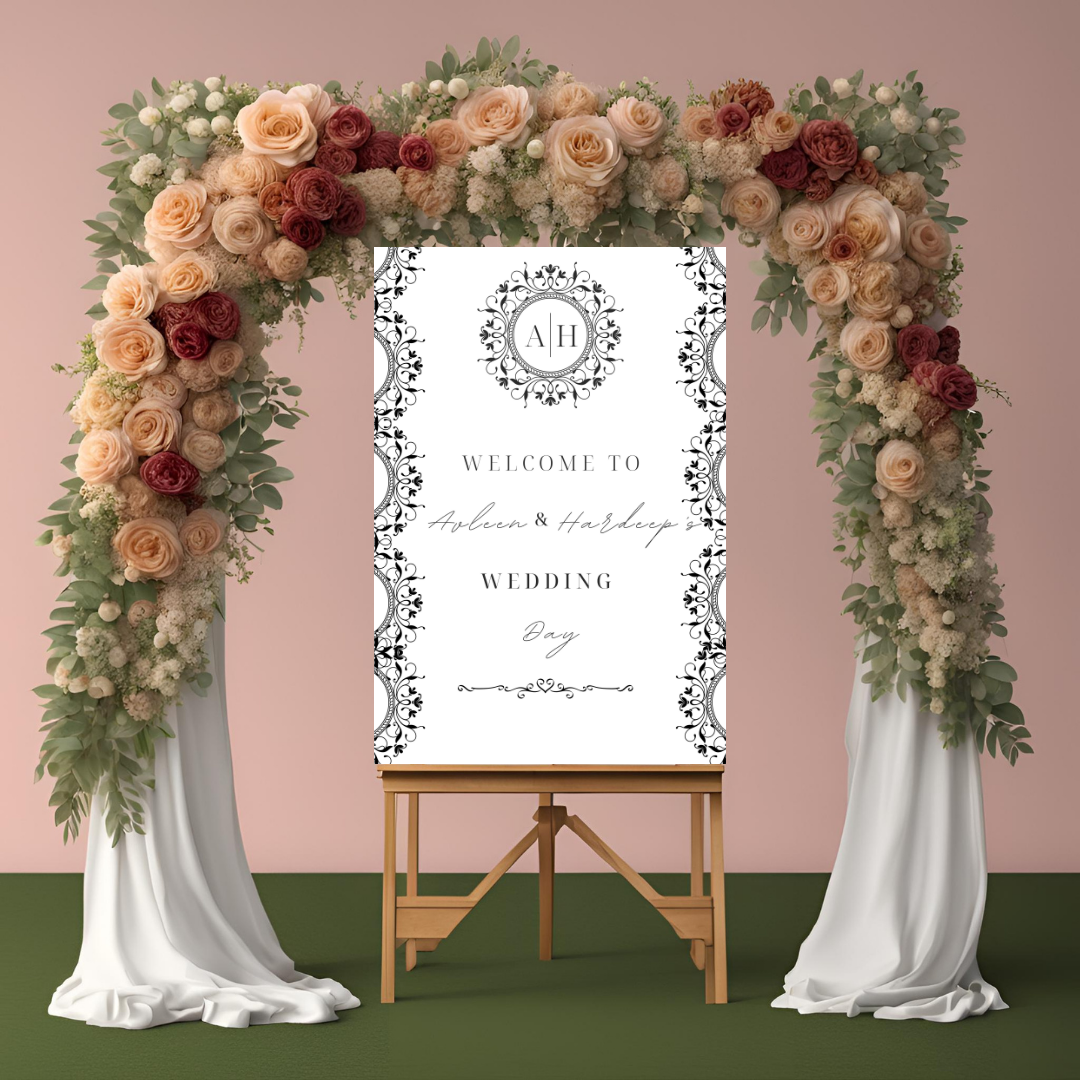 Minimalist Entrance Board Digital Download - Online Template