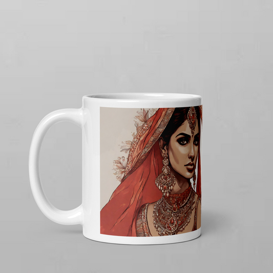 South Asian Art - Fire Queen Mug