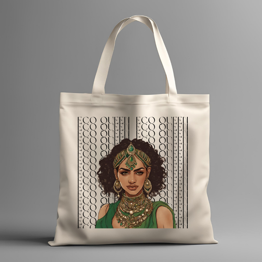 South Asian Art - Eco Queen Tote Bag