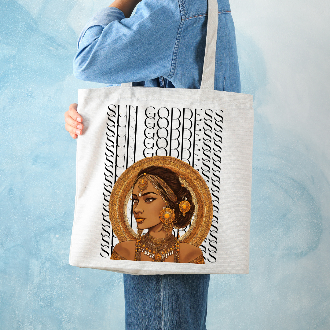 South Asian Art - Sun Goddess Tote Bag
