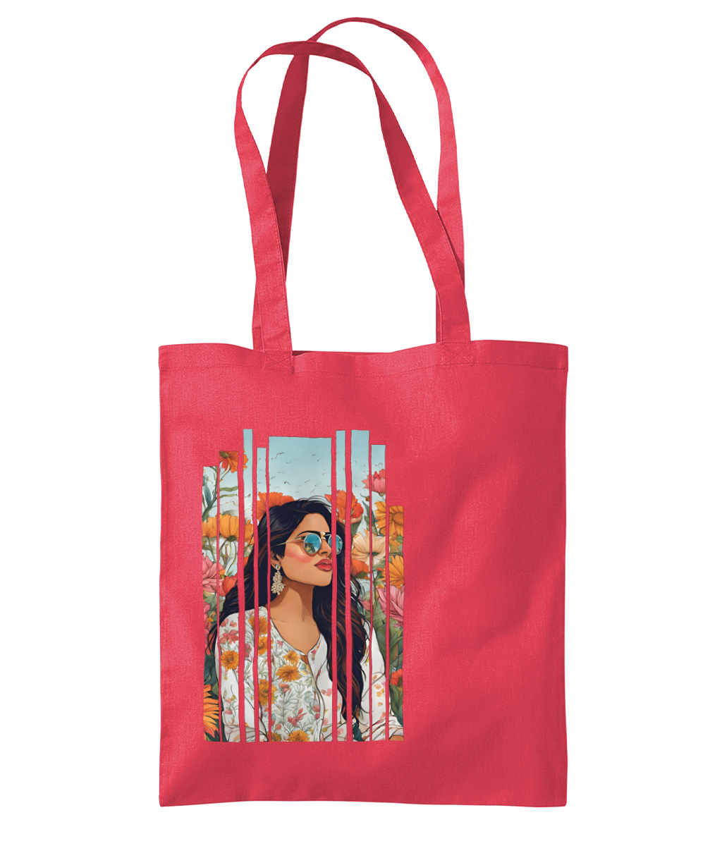Desi Girl Spring Shoulder Tote Bag