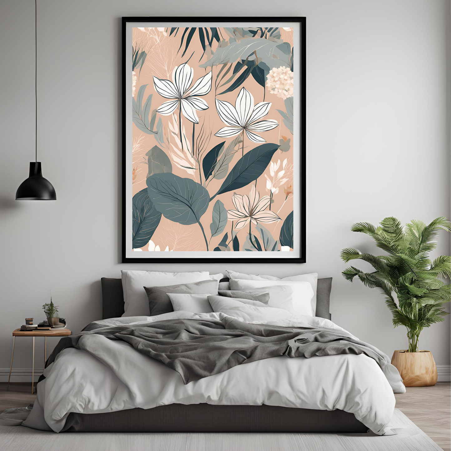 Botanical Print Neutral Wall Art Digital Download