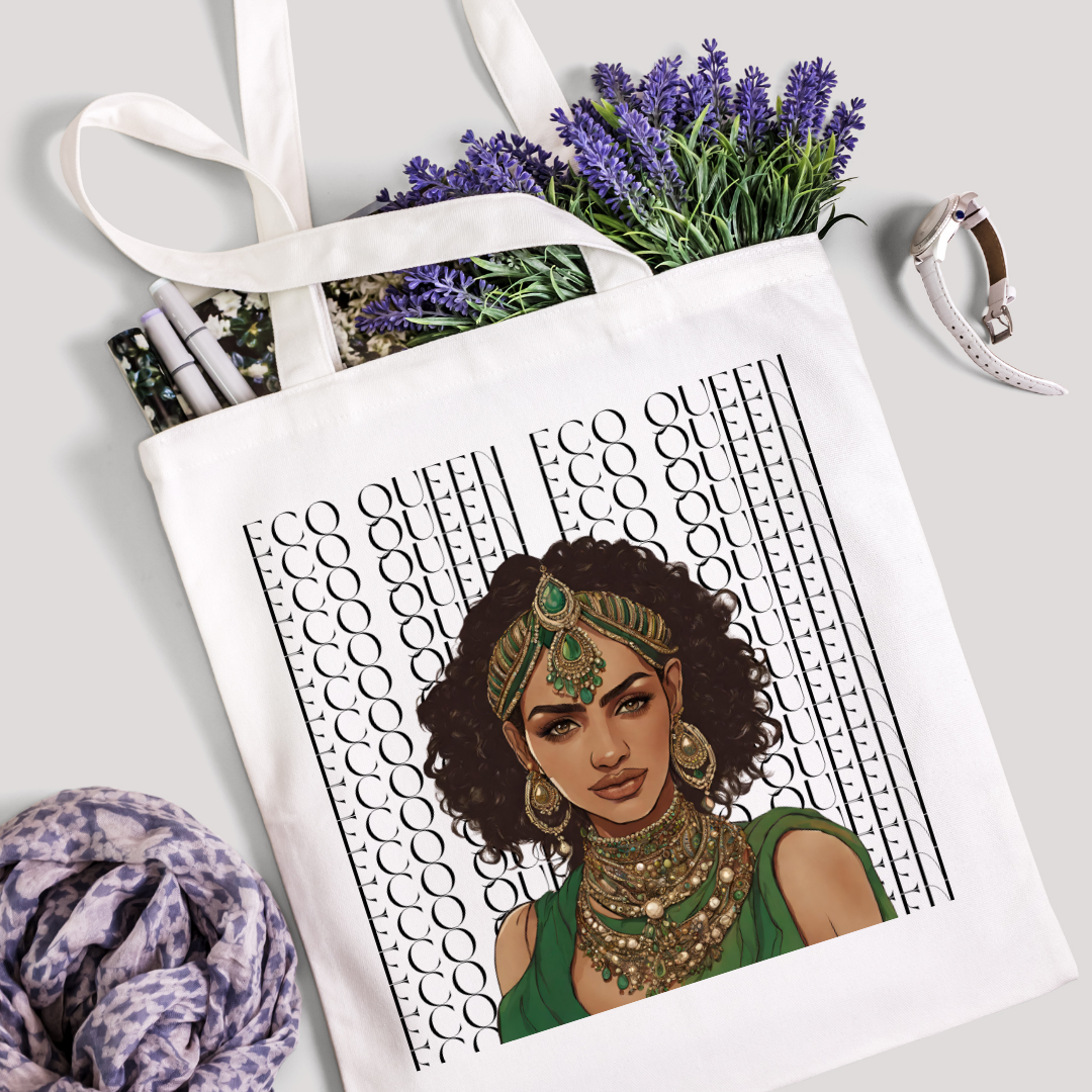 South Asian Art - Eco Queen Tote Bag