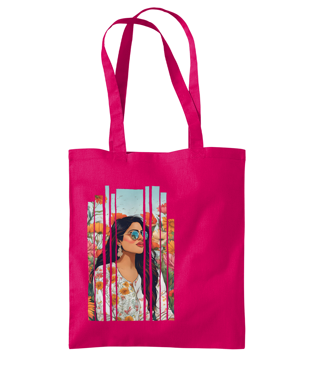 Desi Girl Spring Shoulder Tote Bag