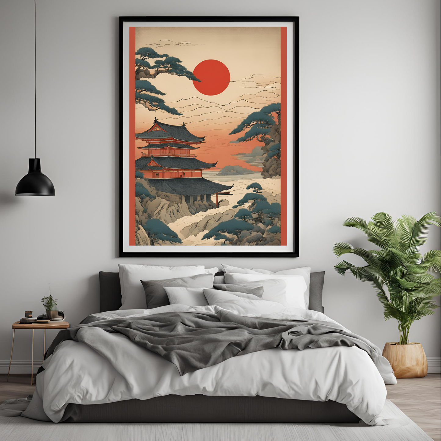 Japanese Sunset Digital Print - Instant Download