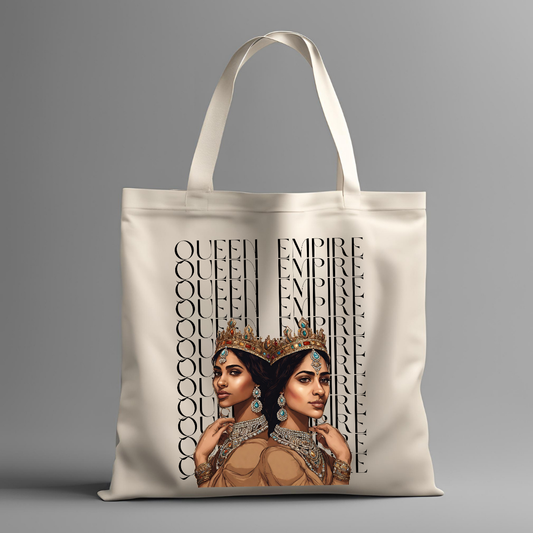 South Asian Art - Queen Empire Tote Bag