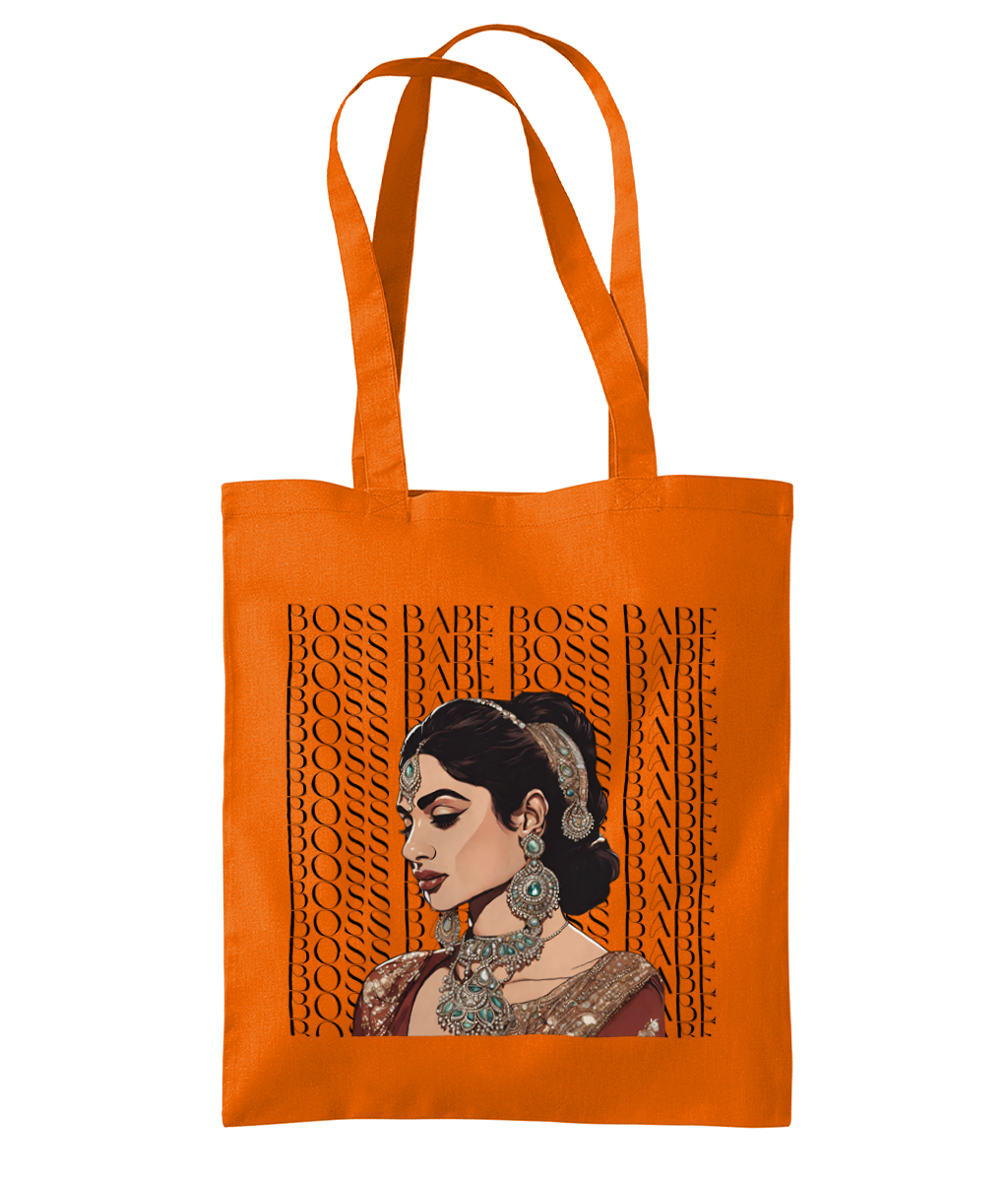 South Asian Art - Boss Babe Tote Bag