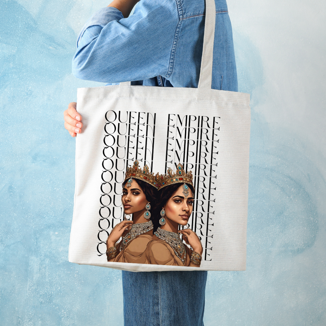 South Asian Art - Queen Empire Tote Bag