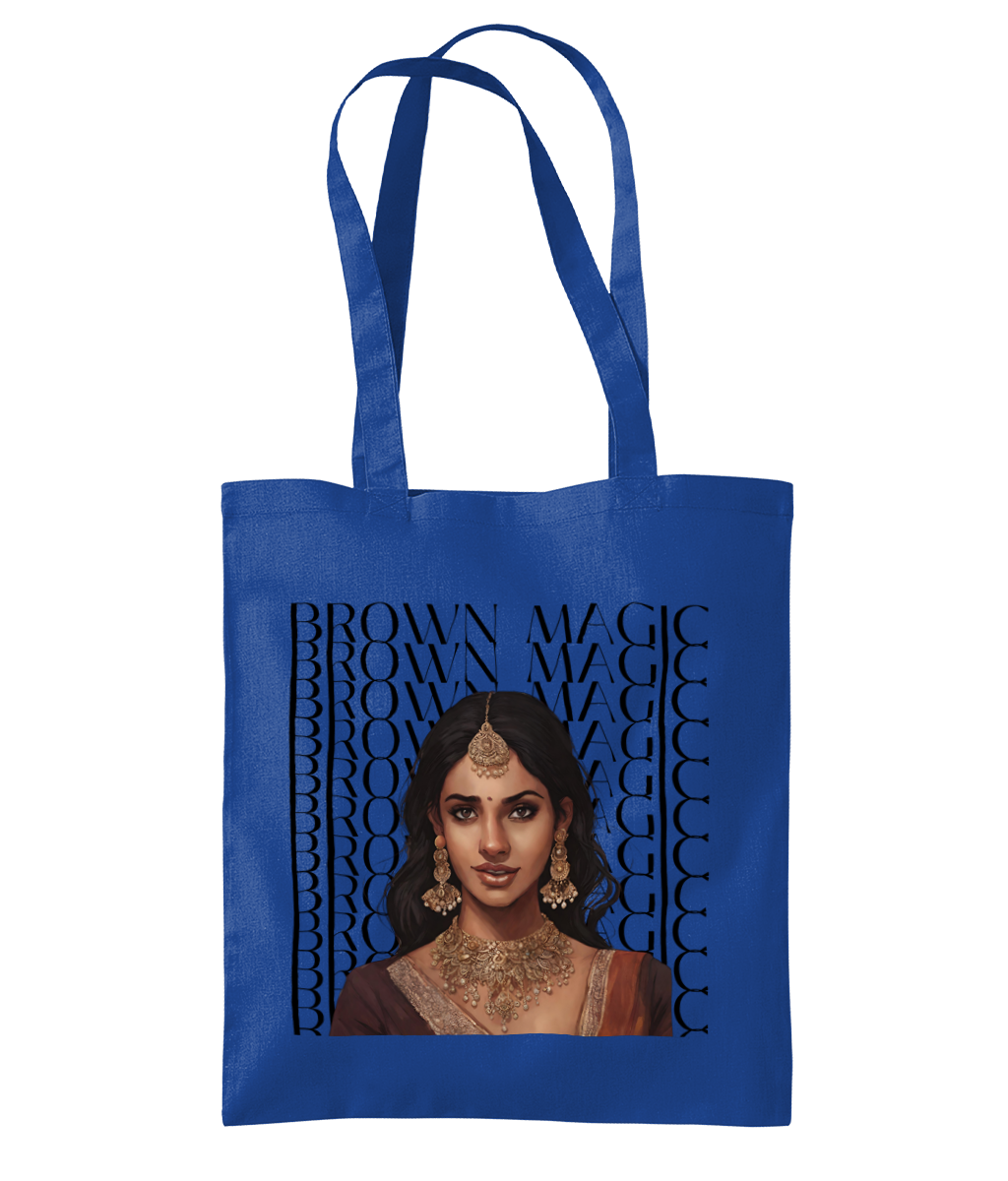 South Asian Art - Brown Magic Tote Bag