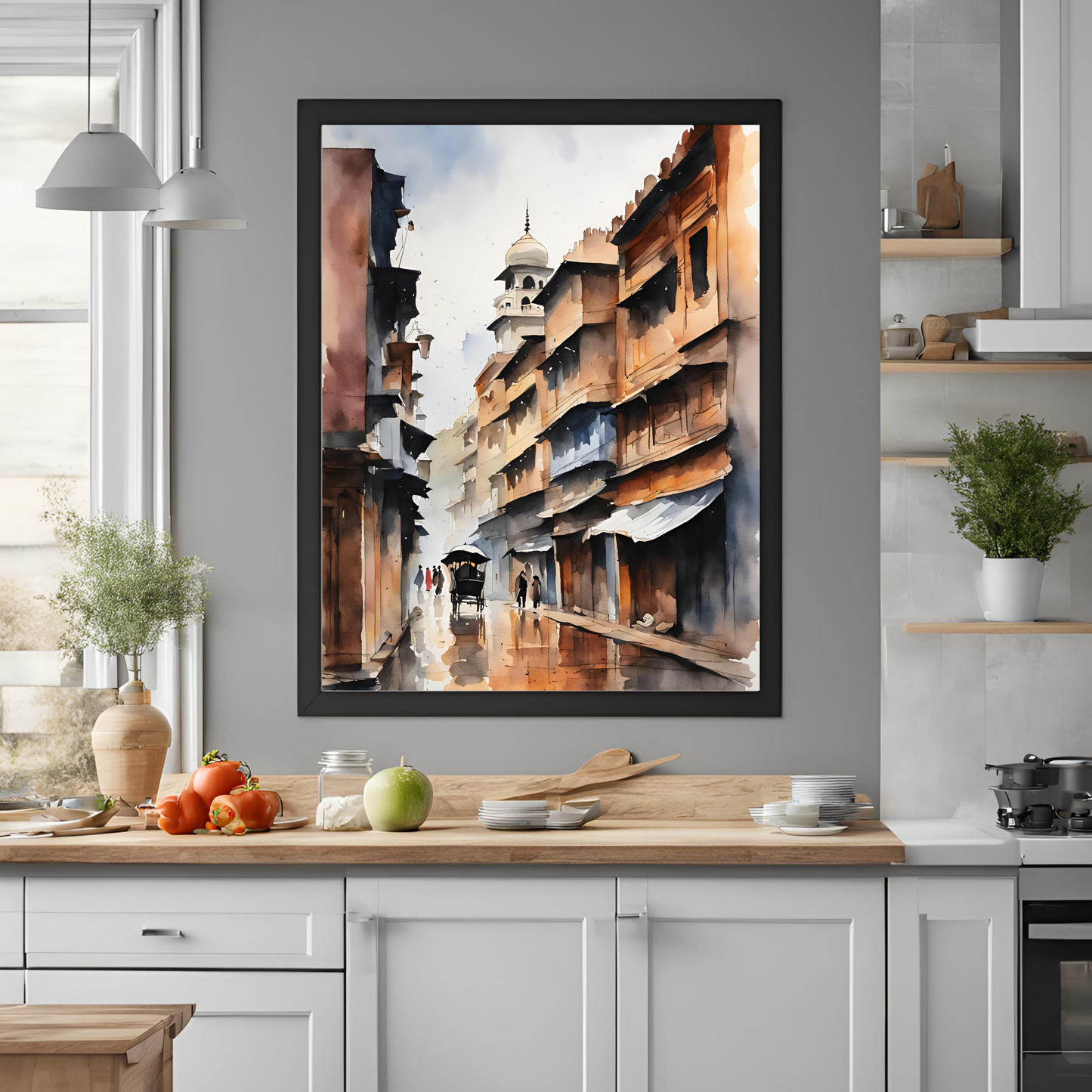 Lahore City Travel Print Digital Art Print