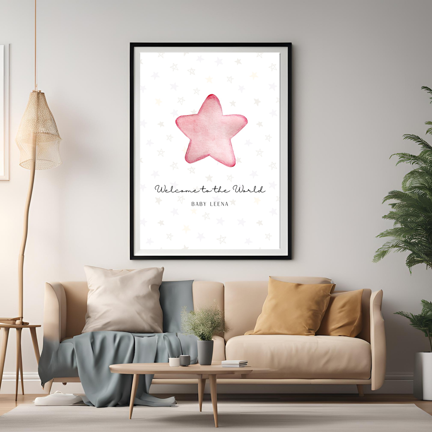 Star Baby Customisable Print Digital Template