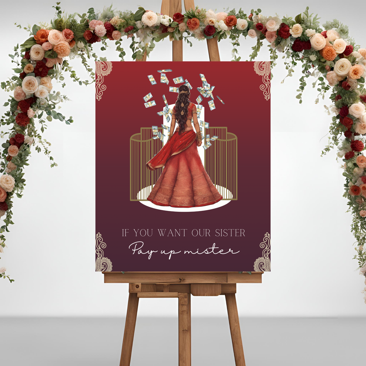 Doli Entrance Board Digital Download - Online Template