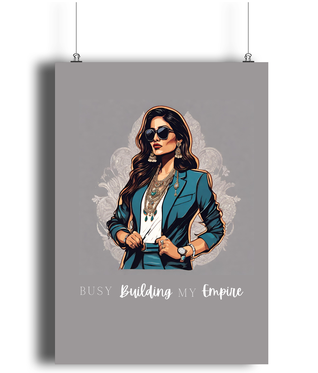 Digital Art - Building My Empire Poster