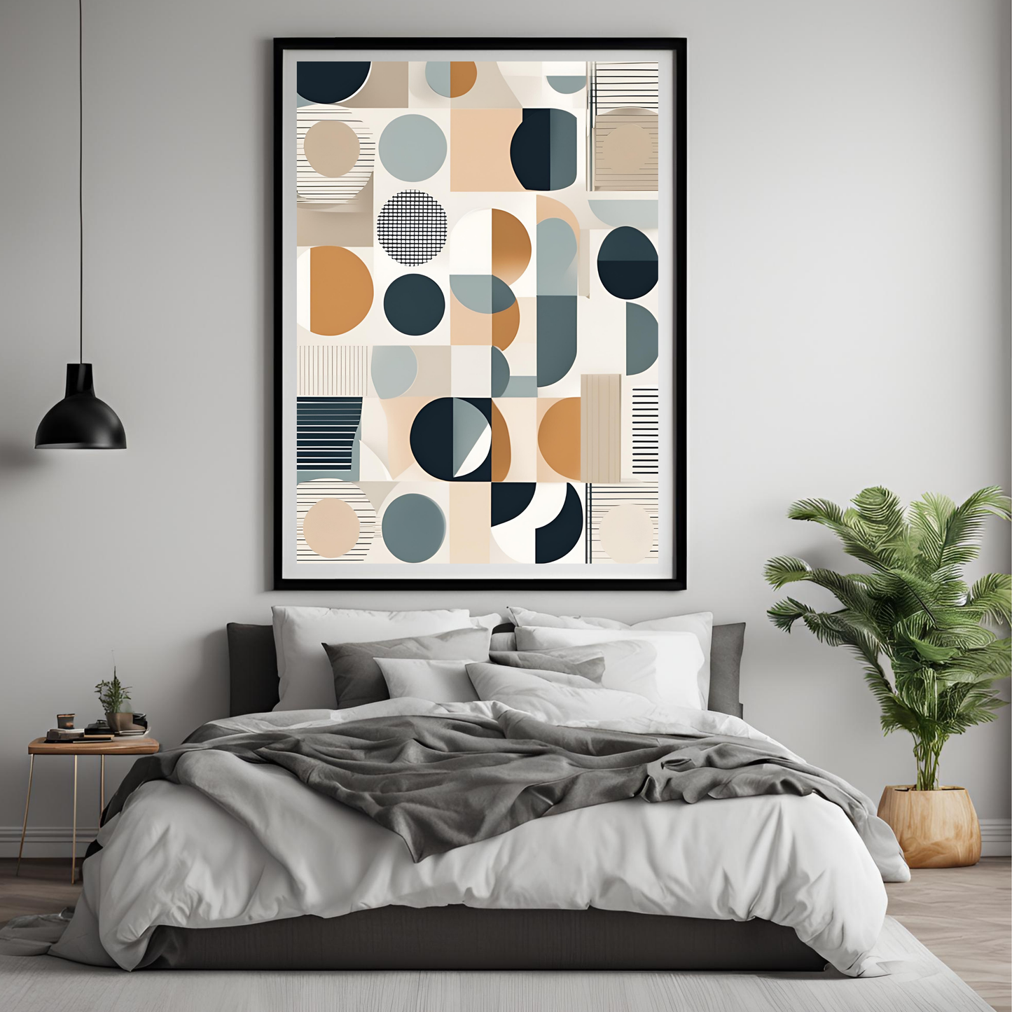 Scandinavian Geometric Wall Art Digital Download