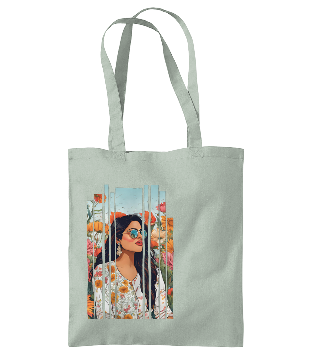 Desi Girl Spring Shoulder Tote Bag