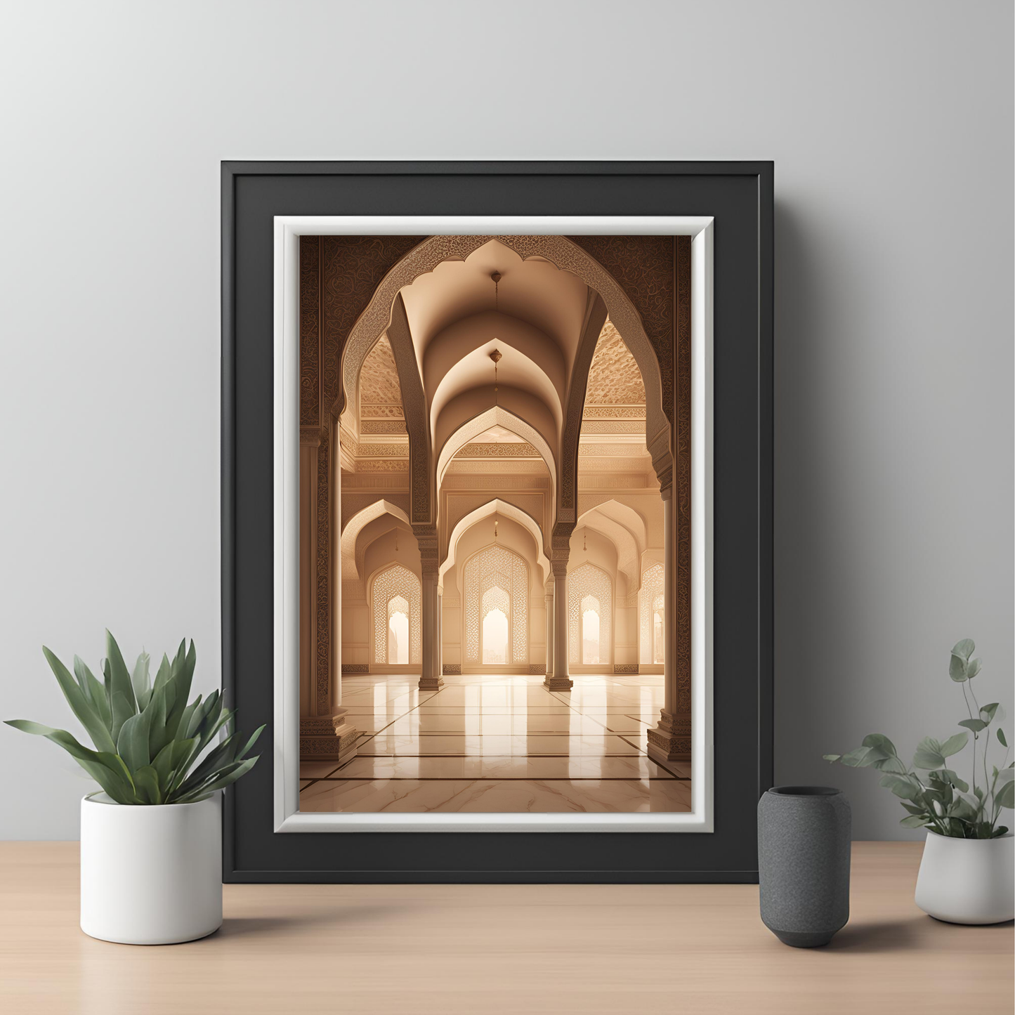 Indian Palace Minimalist Architecture Wall Art Digital Download