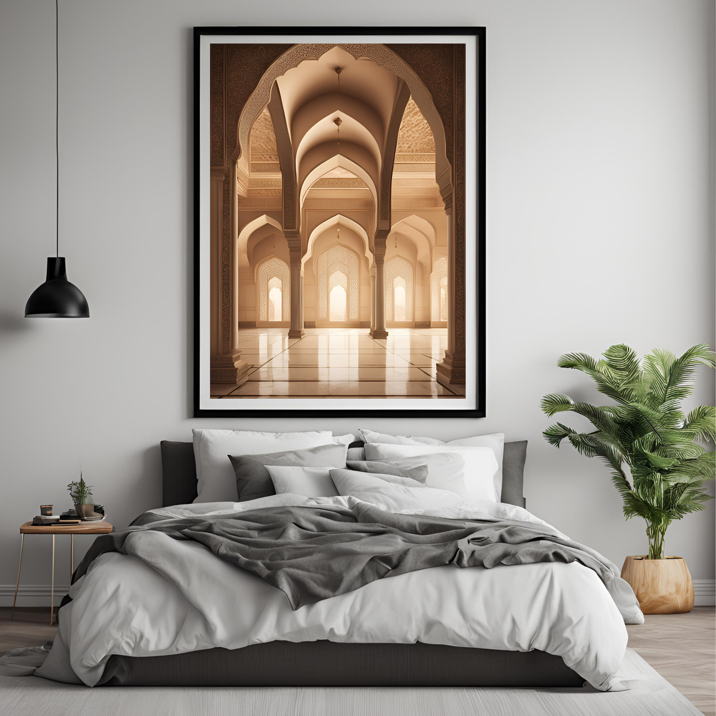 Indian Palace Minimalist Architecture Wall Art Digital Download