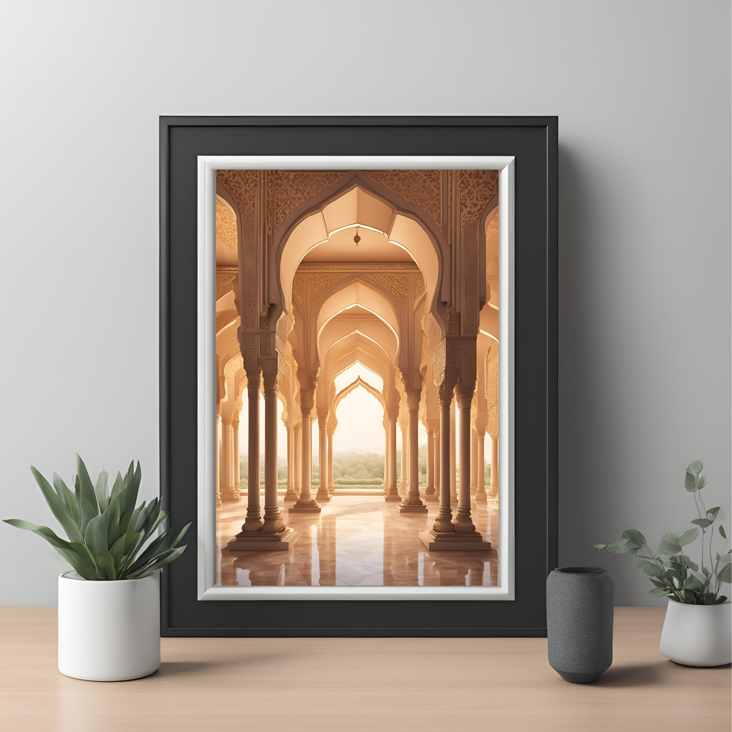 Indian Palace Minimalist Interior Wall Art Digital Download