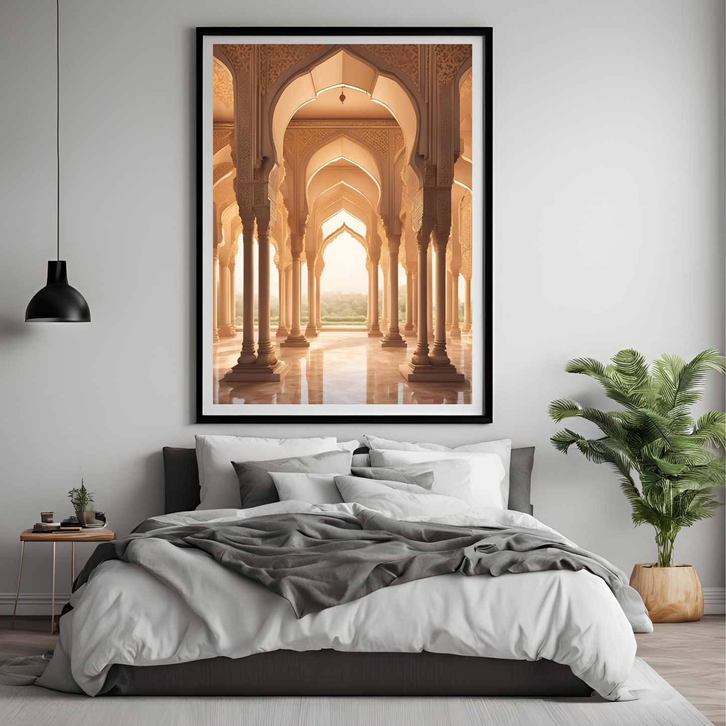 Indian Palace Minimalist Interior Wall Art Digital Download