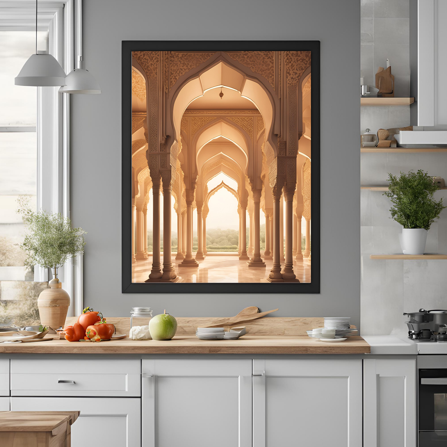Indian Palace Minimalist Interior Wall Art Digital Download