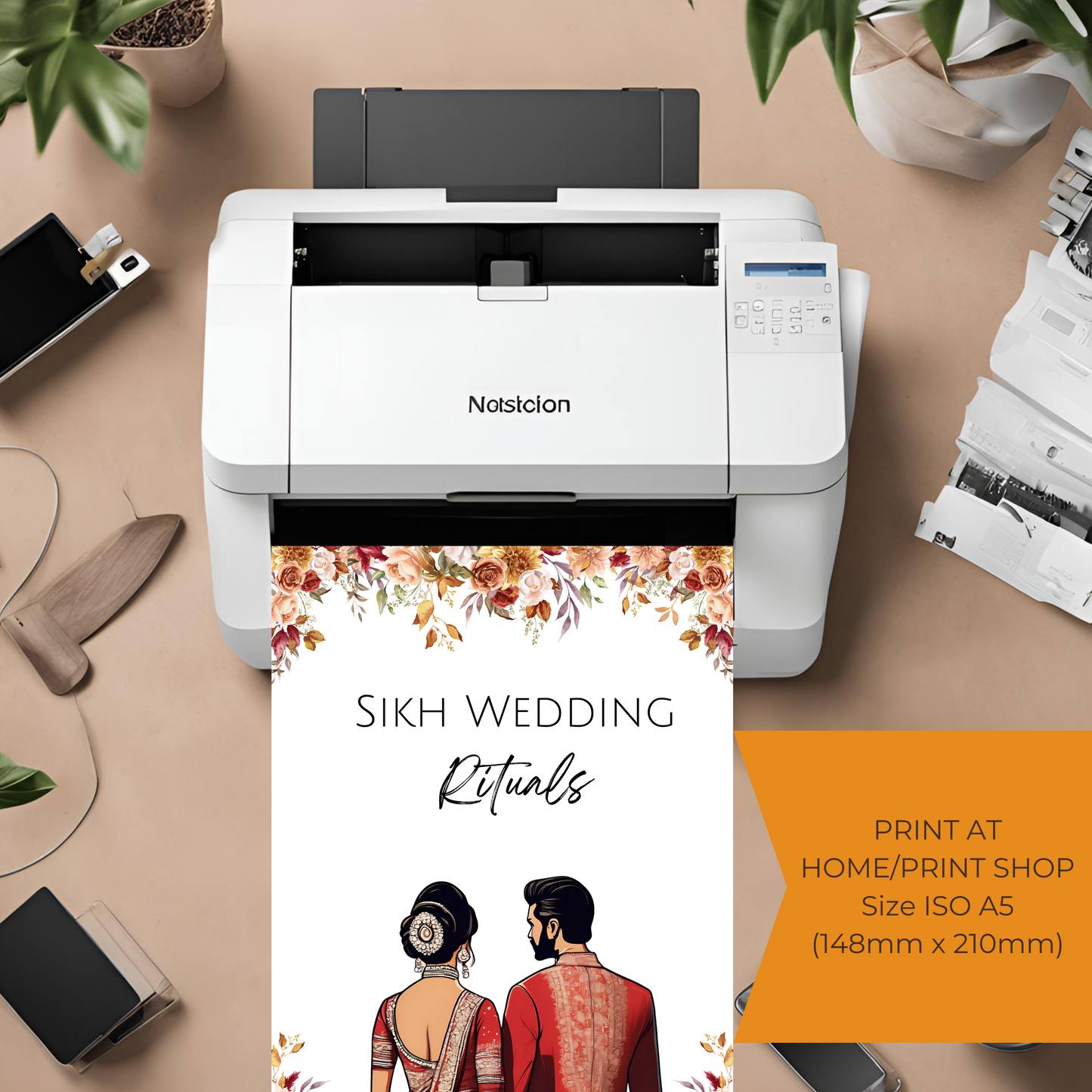 Sikh Wedding Rituals Booklet Digital Download - Online Template