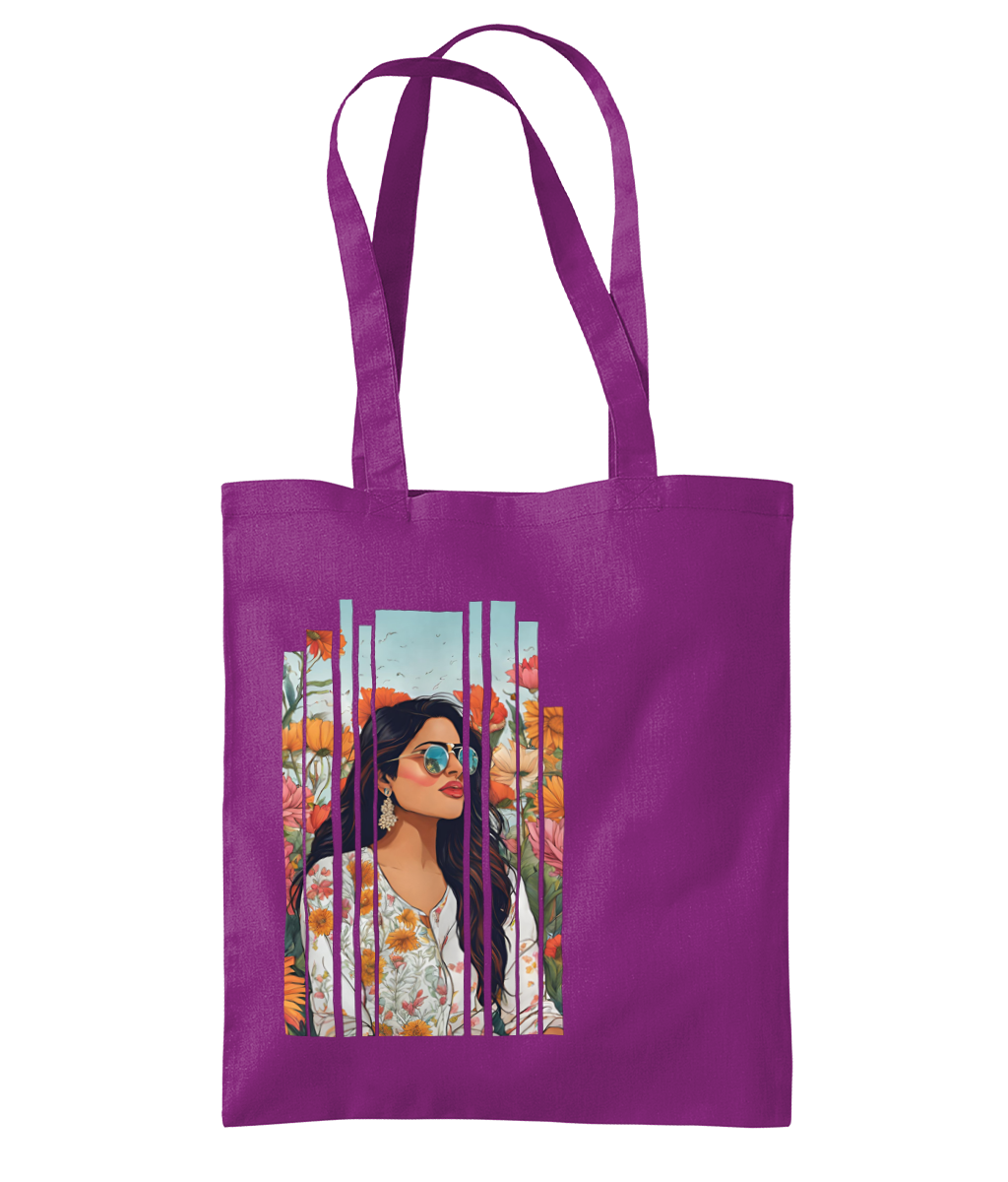 Desi Girl Spring Shoulder Tote Bag