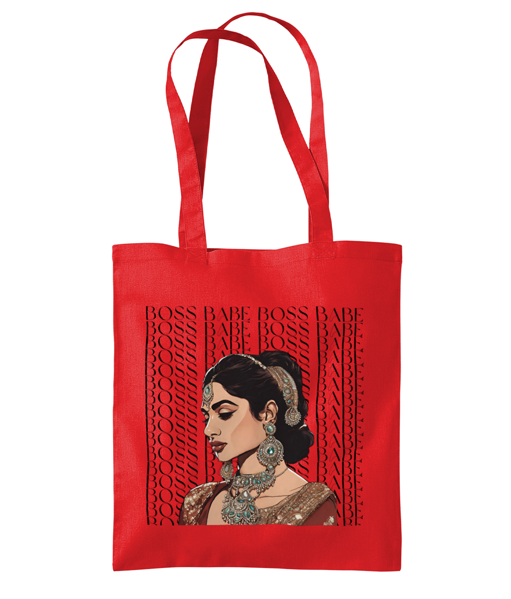 South Asian Art - Boss Babe Tote Bag