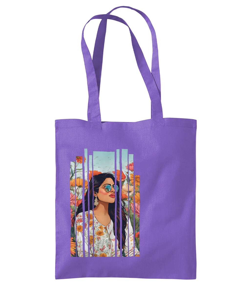 Desi Girl Spring Shoulder Tote Bag