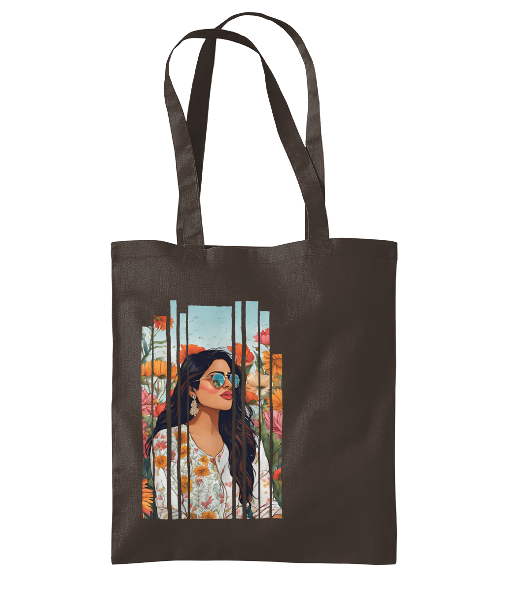 Desi Girl Spring Shoulder Tote Bag