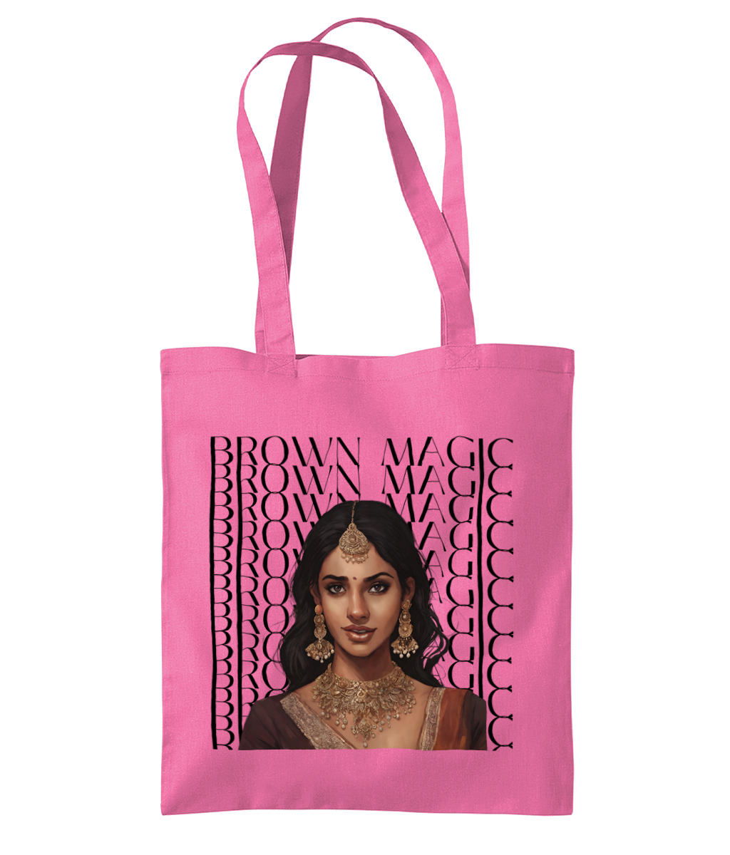 South Asian Art - Brown Magic Tote Bag