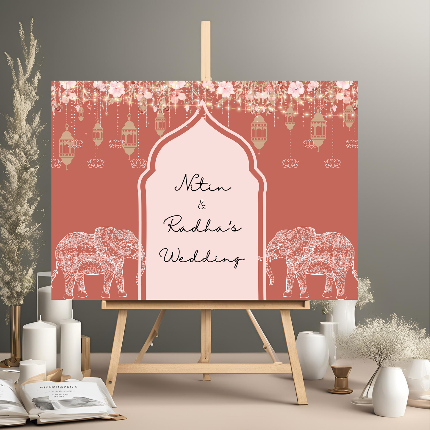 Hindu Entrance Board Digital Download - Online Template