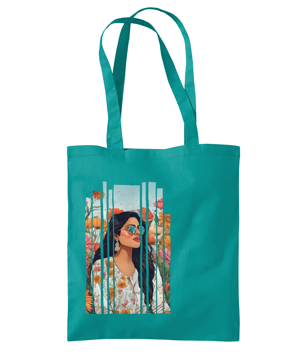 Desi Girl Spring Shoulder Tote Bag