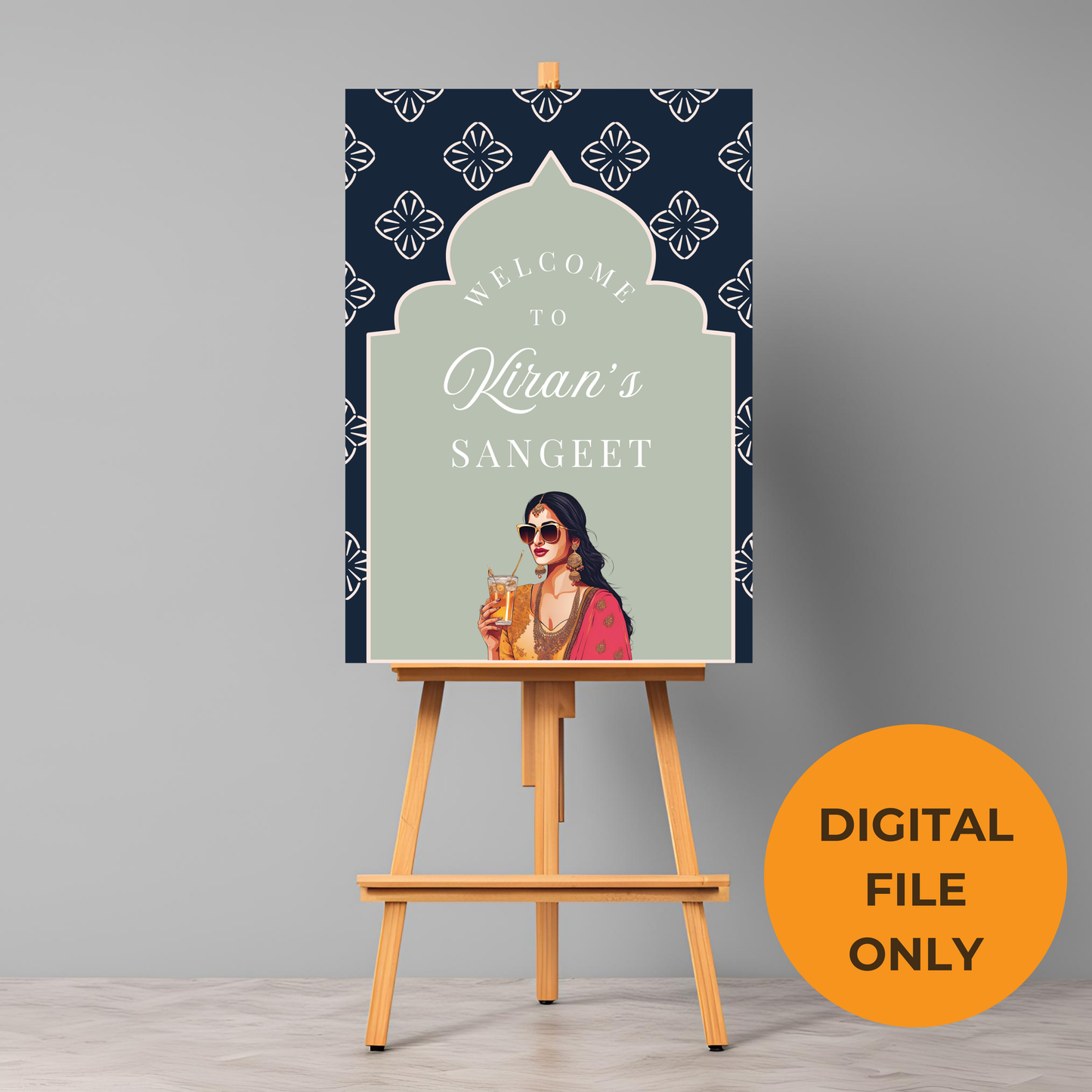 Desi Girl Entrance Board