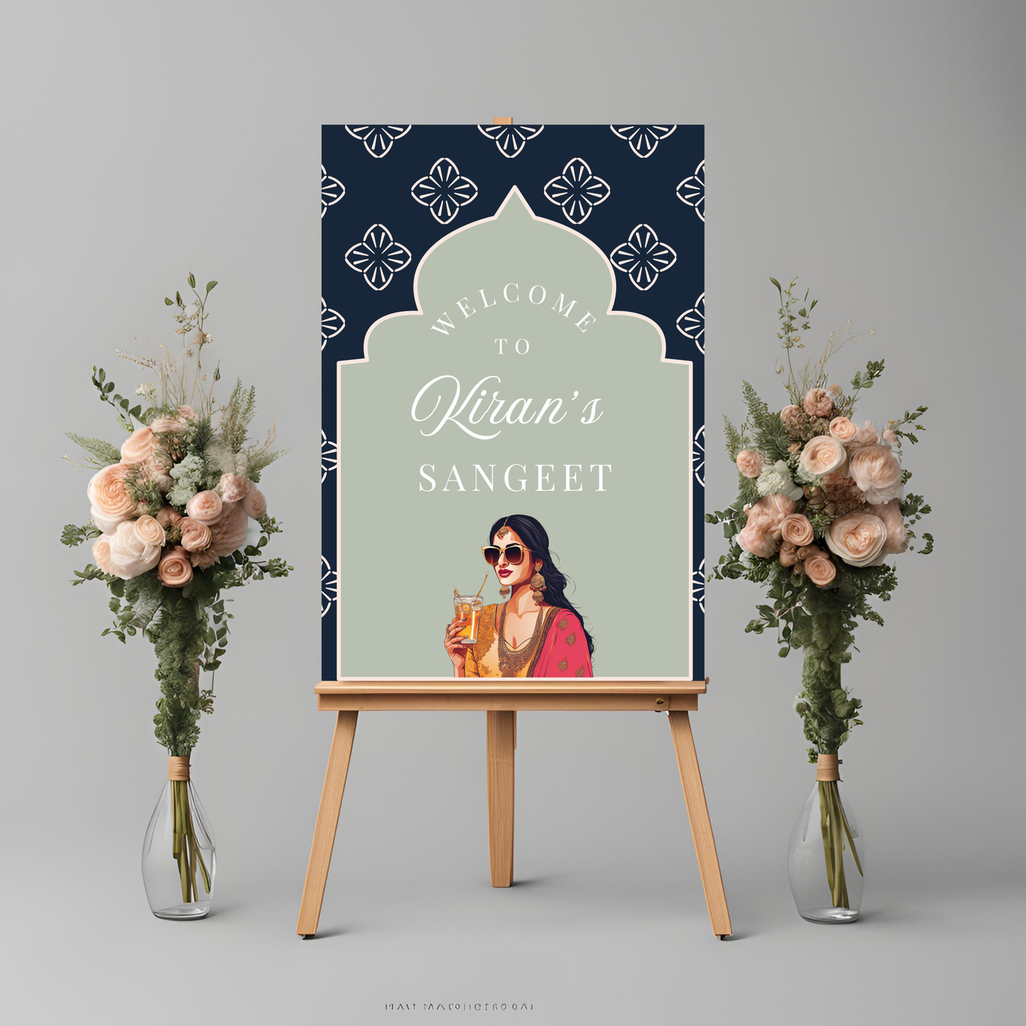 Desi Girl Entrance Board