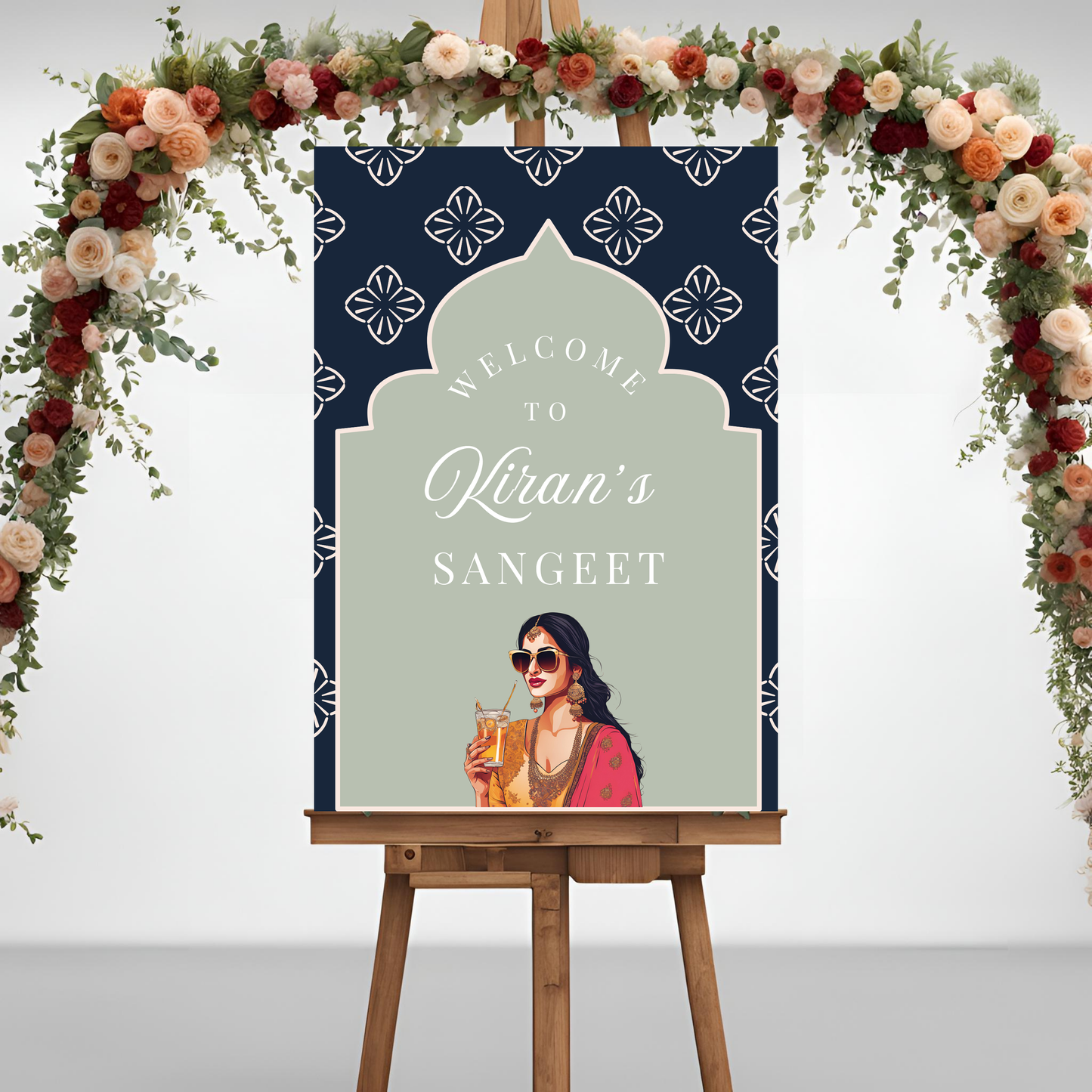 Desi Girl Entrance Board