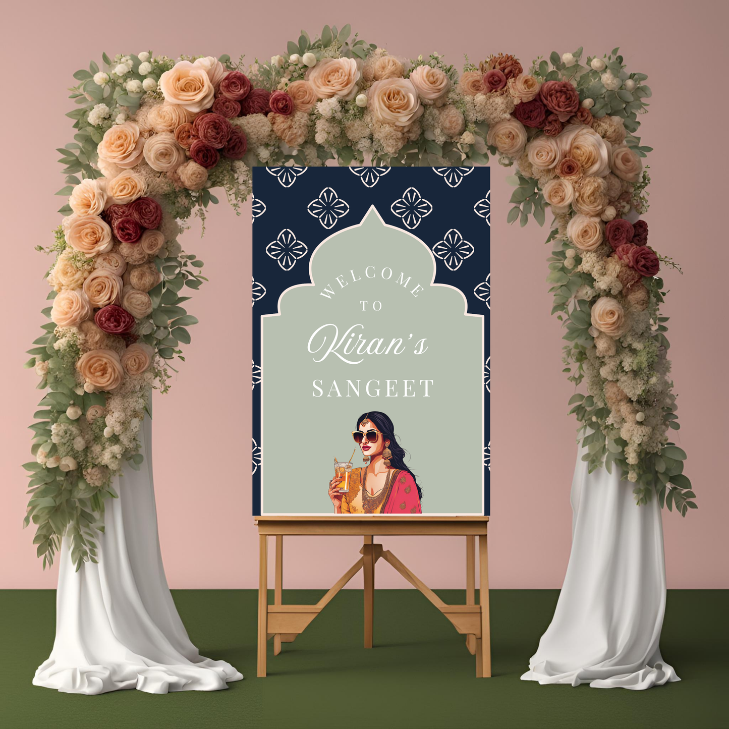 Desi Girl Entrance Board